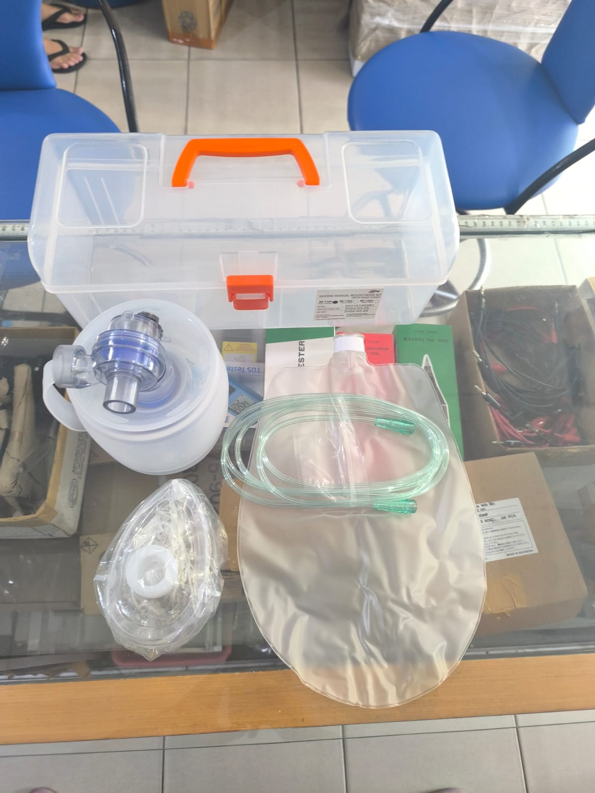 MPM MANUAL SILICONE RESUSCITATOR DEWASA 